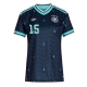 Billige Fotballdrakt Tyskland Nico Schlotterbeck #15 Replika Bortedrakt Dame VM 2026 Kortermet Billige Fotballdrakt Tyskland Nico Schlotterbeck #15 Replika Bortedrakt Dame VM 2026 Kortermet